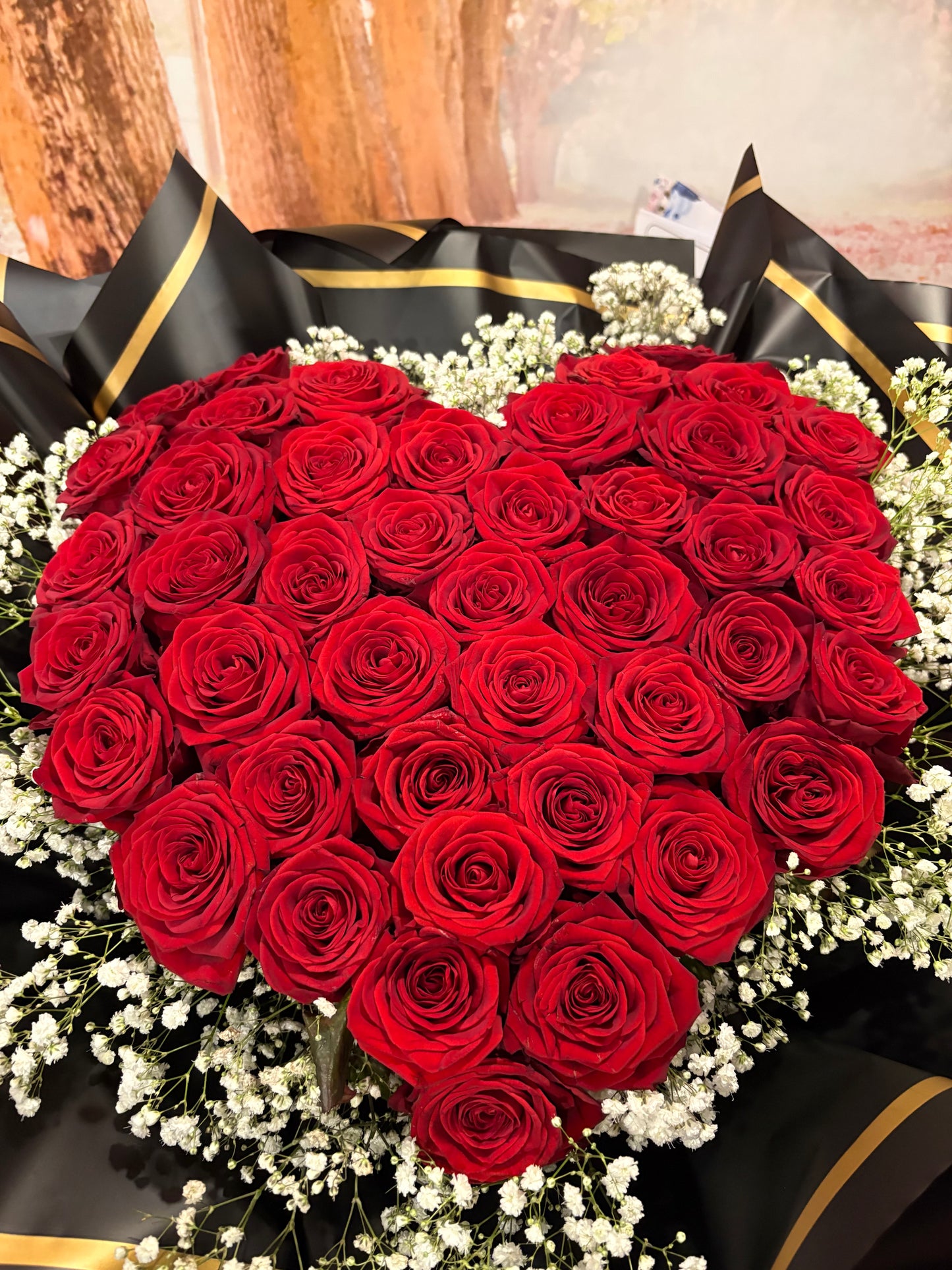 Red Love Heart Bouquet ❤️