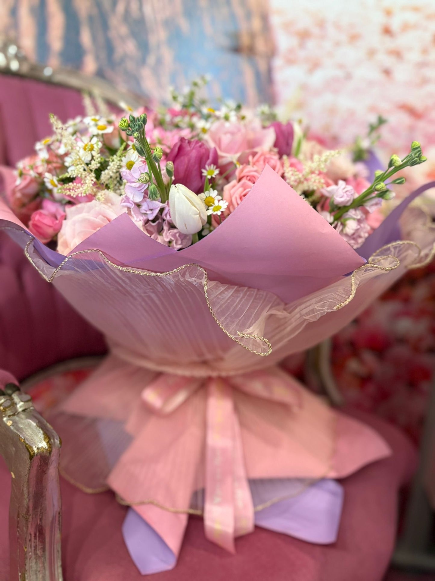 Pink Floral Skirt ๐๐ธ