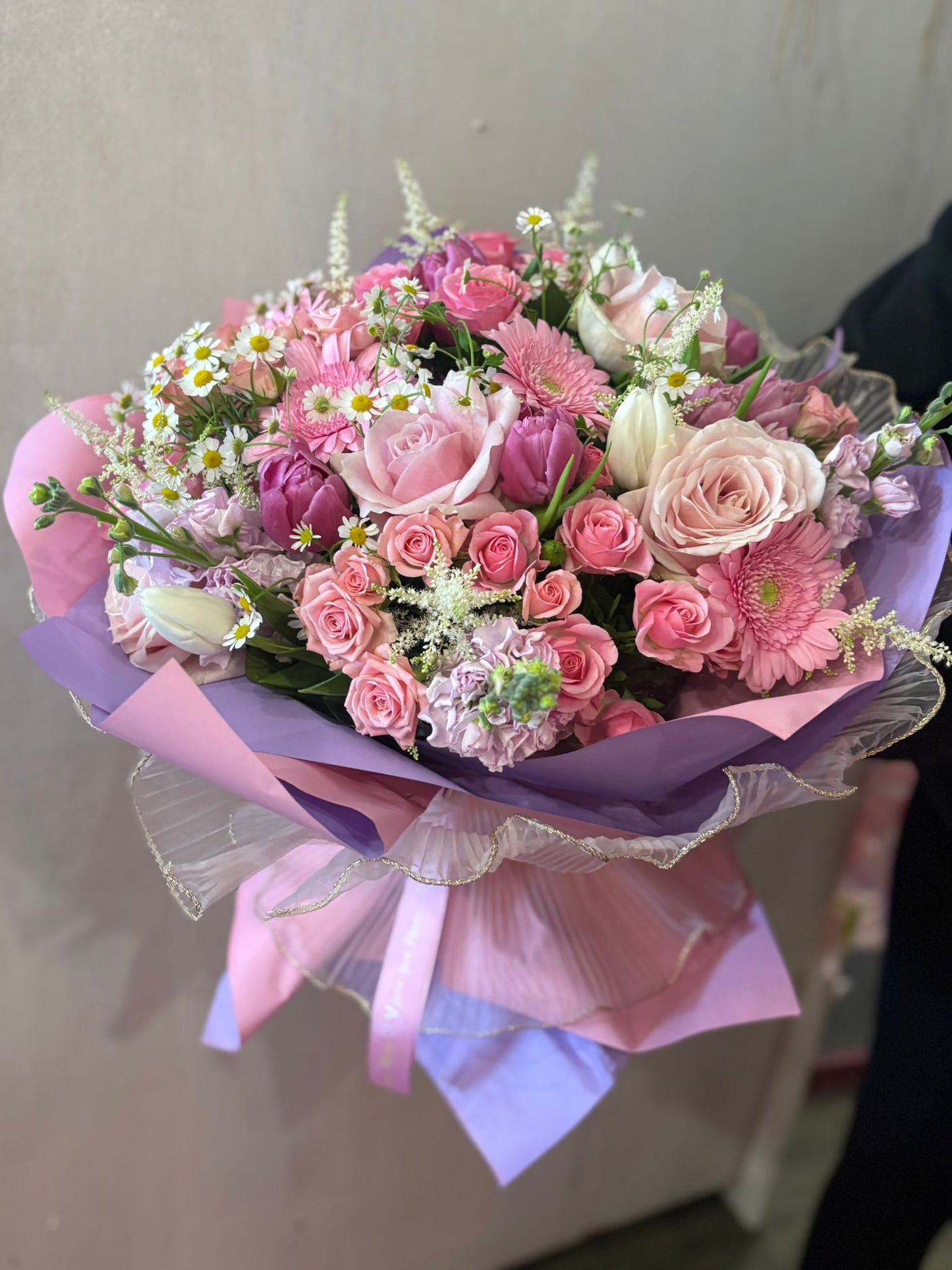 Pink Floral Skirt 💗🌸