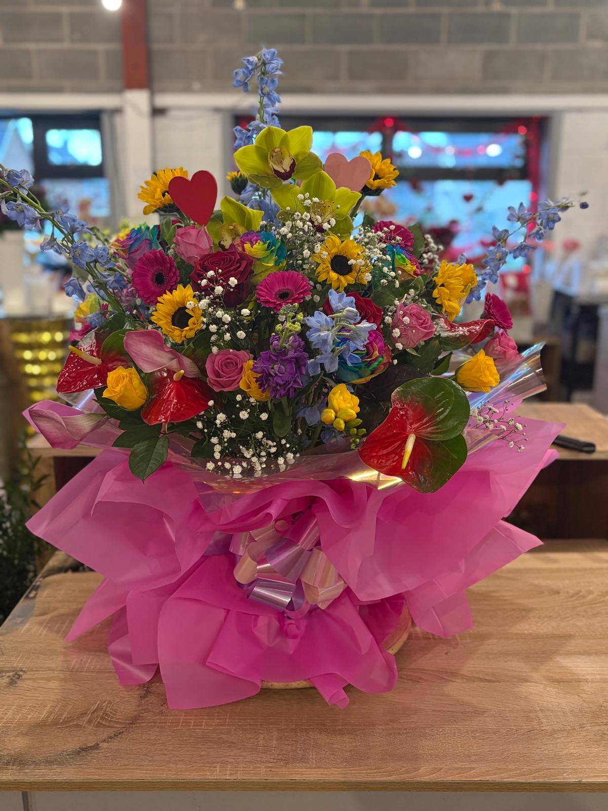 Rainbow Delight 🌈🌻🌹