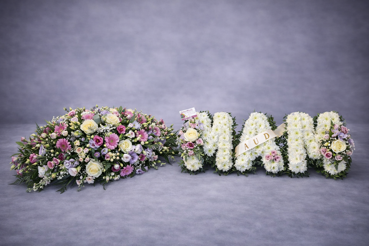 Lilac, Pink & Ivory Mam Funeral Tribute